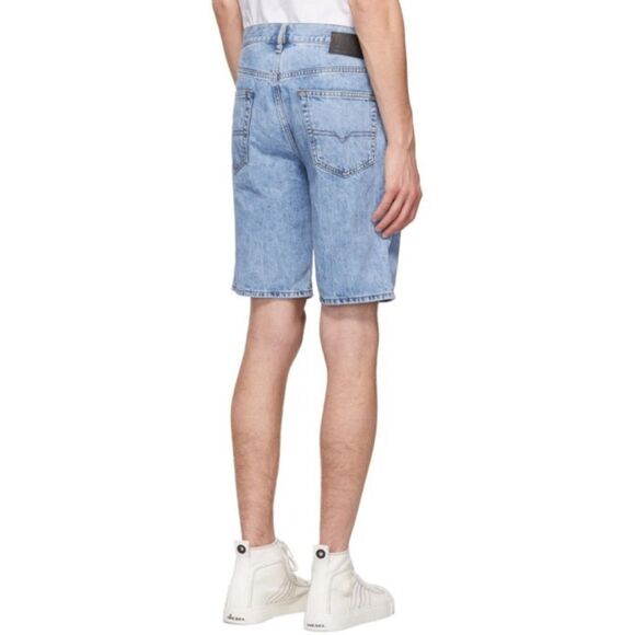 Diesel Blue Denim D-Mirk Shorts Mens Size 34 - Picture 2 of 11